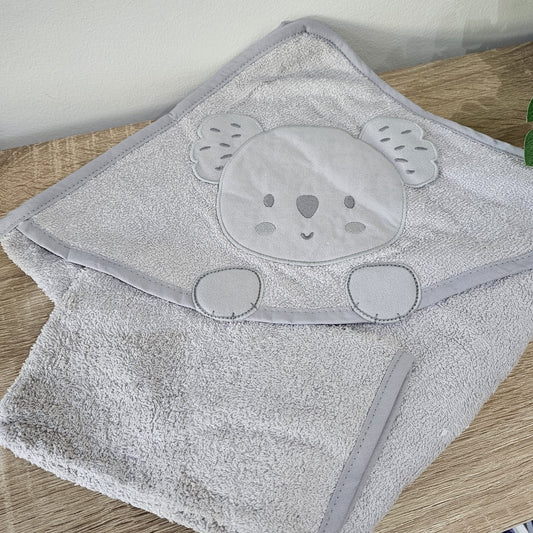 Ours full  grey - Bebekvi towel