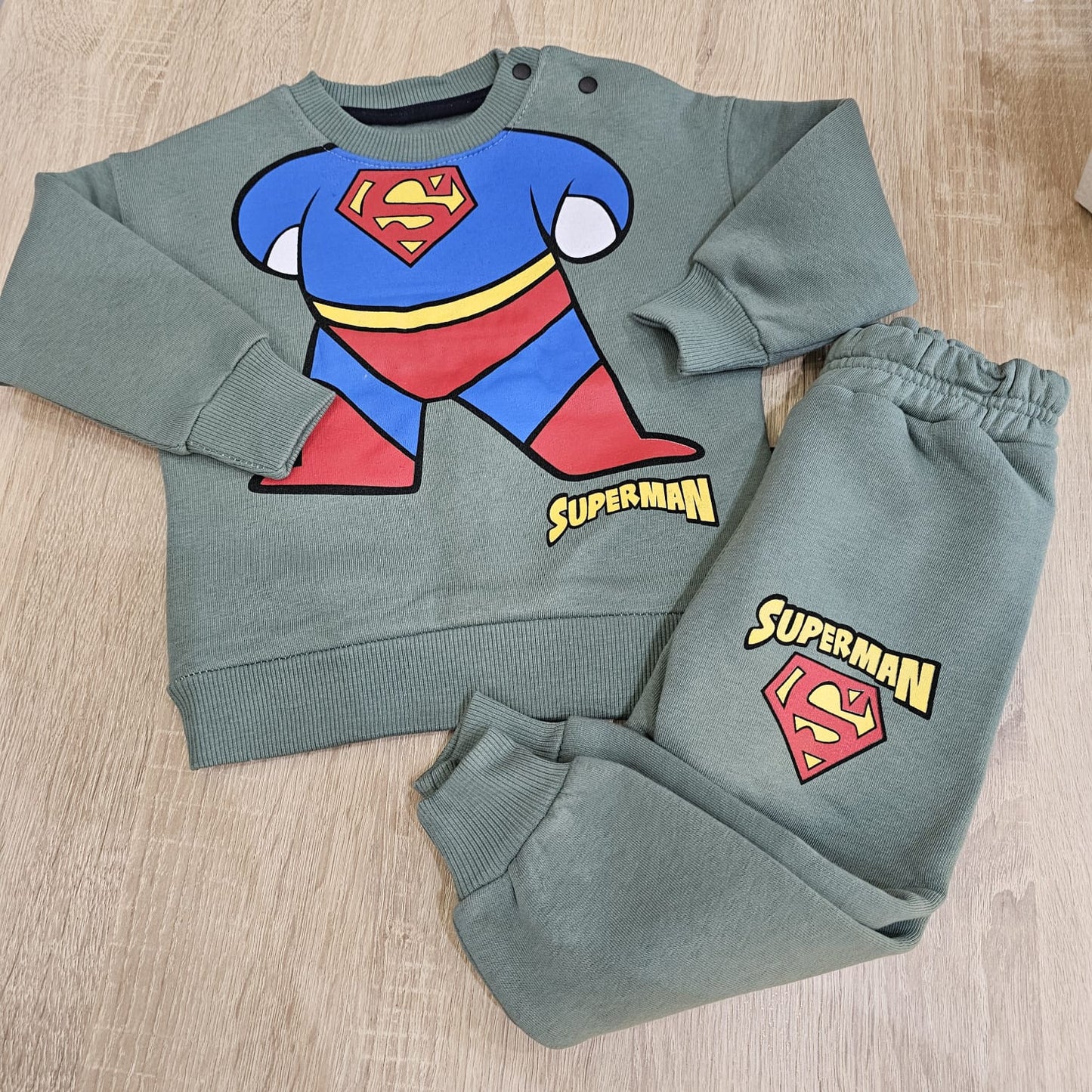 Super man set fleccee