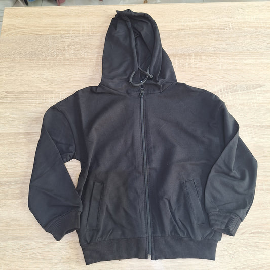 Jacket black cotton ALG