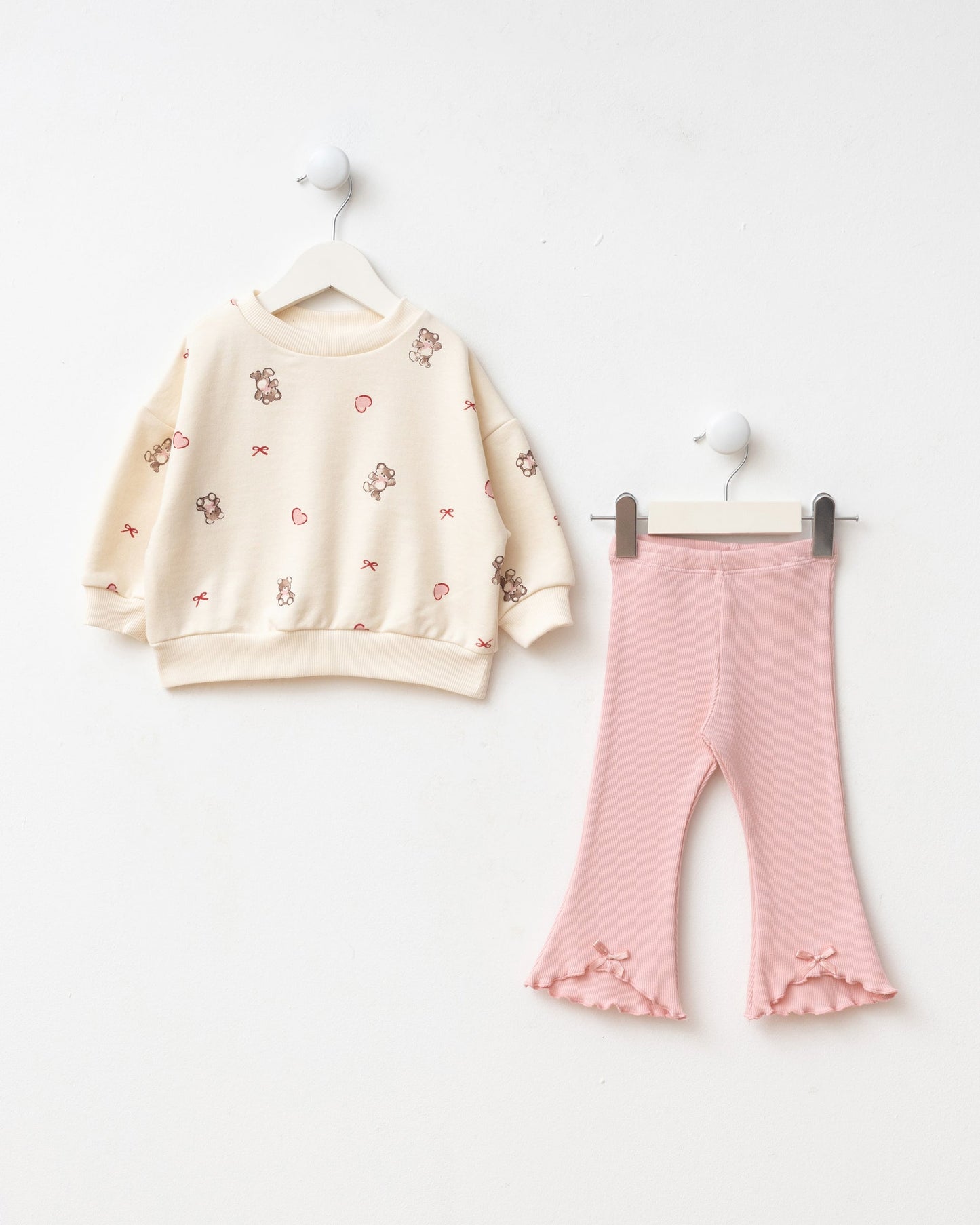 Teddy Bear Pink - cotton set