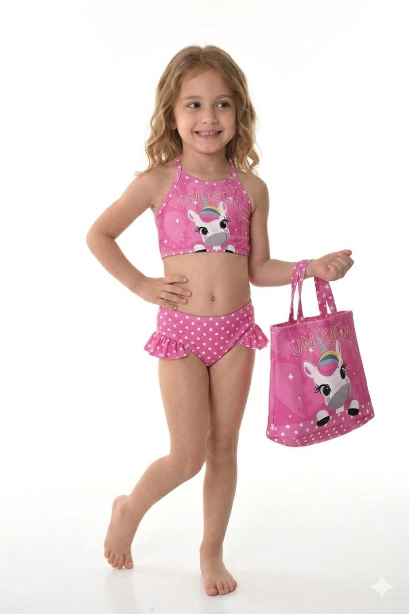 Unicorn swimsuit - 3 pieces set