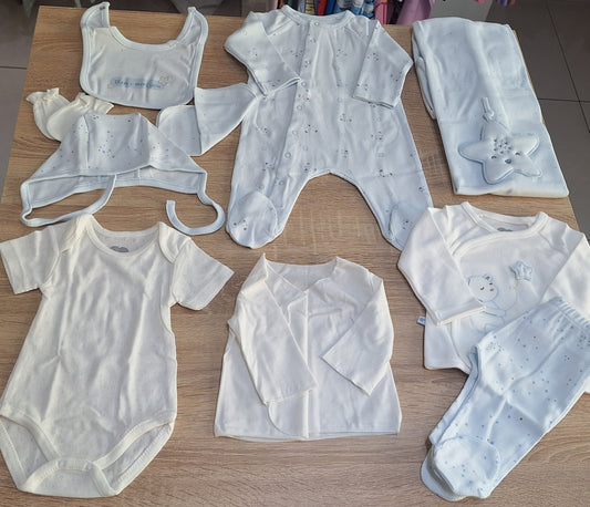 Hospital set blue teddy star 10 pieces _ caramell
