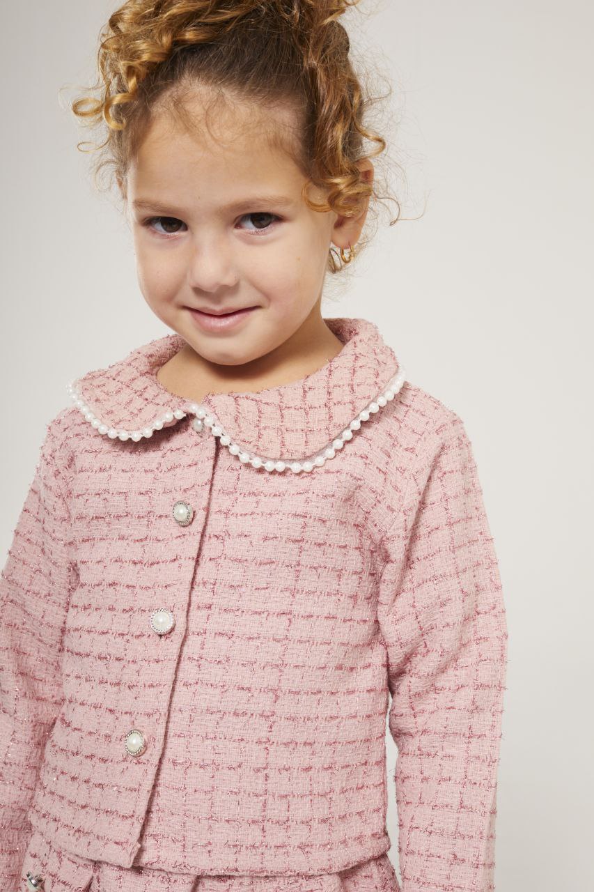 Tweed pink set - blazer & skirt