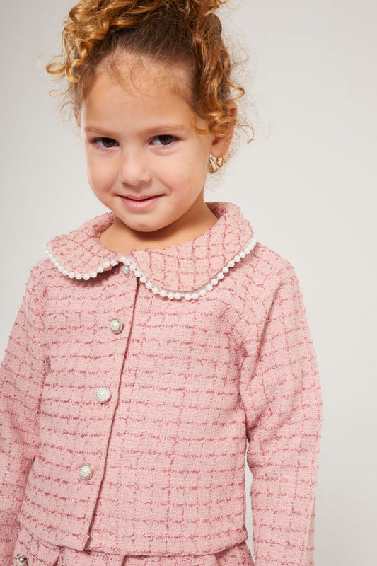 Tweed pink set - blazer & skirt