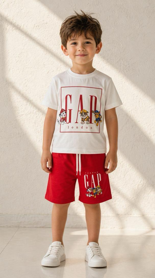 Gap red paw patrol cotton set