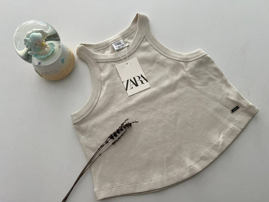 Crop top beige