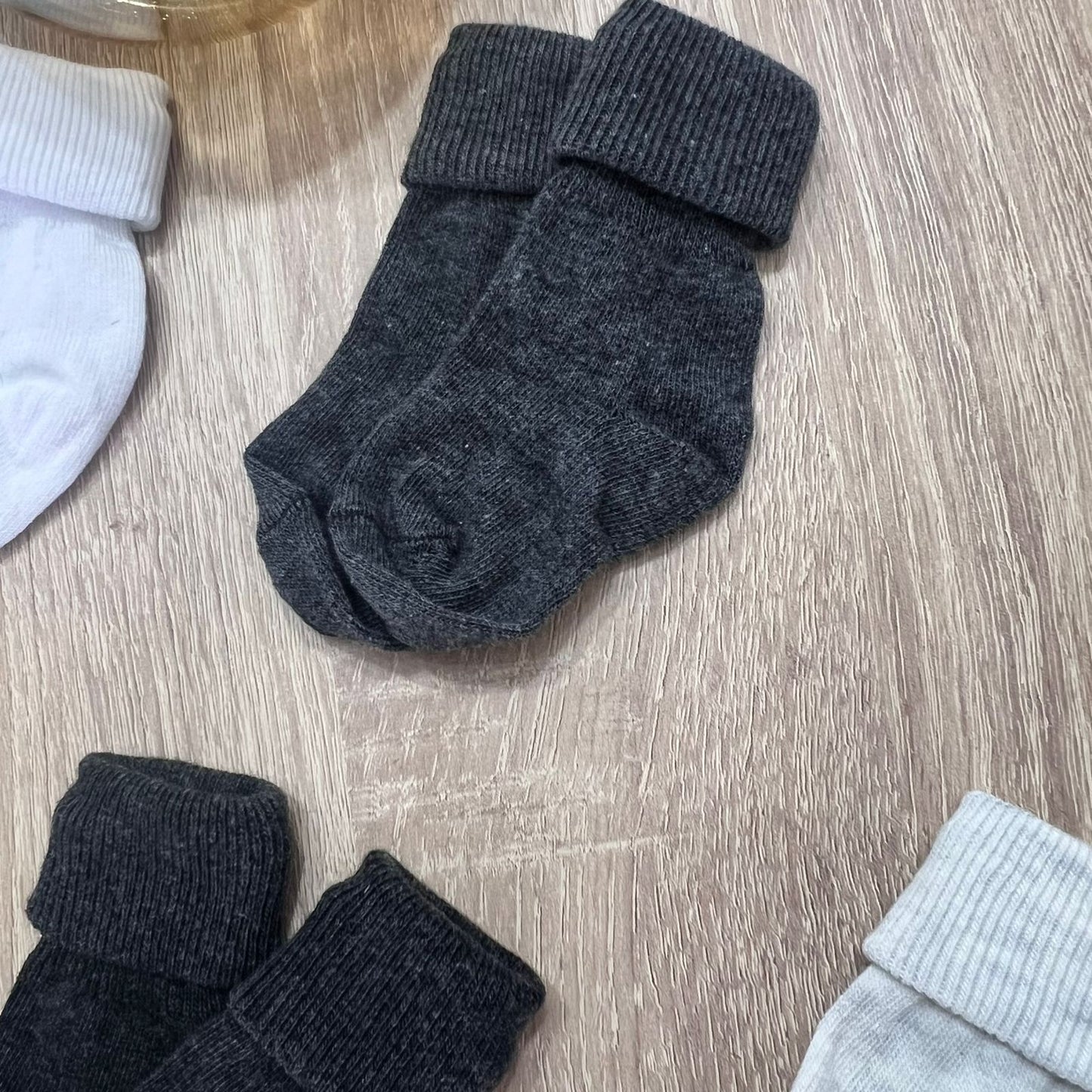 Defne grey 0-6 months - pack off 6 pairs