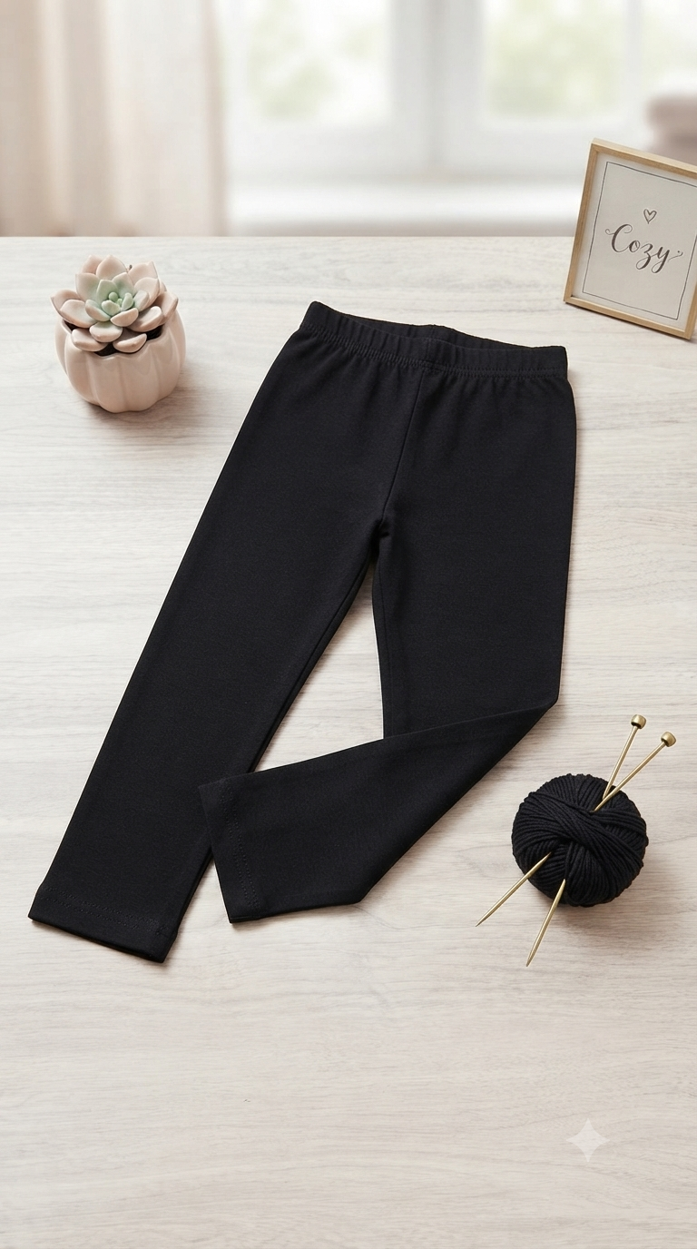 Girls leggings - doucette black