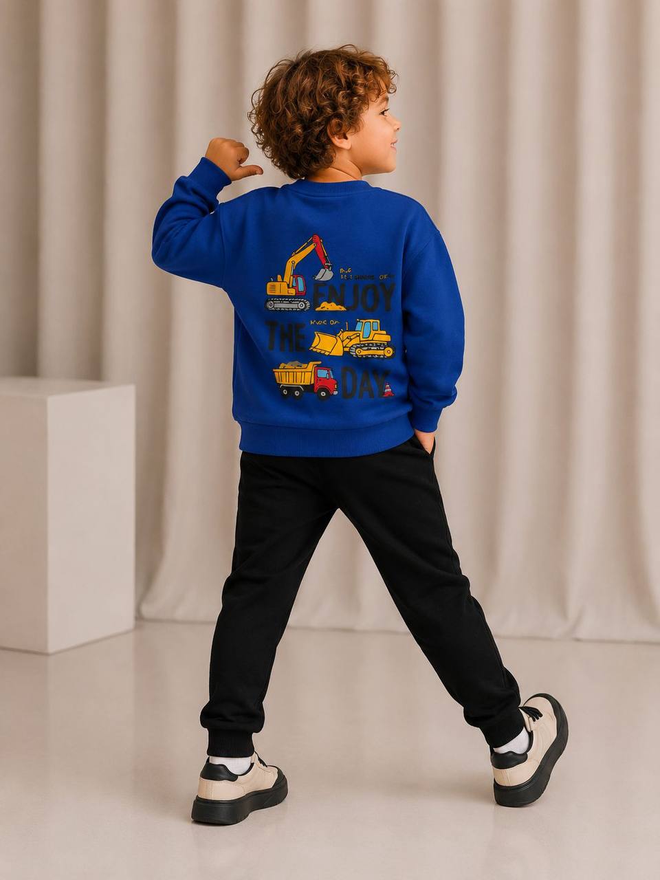 Truck Blue - Cotton Set