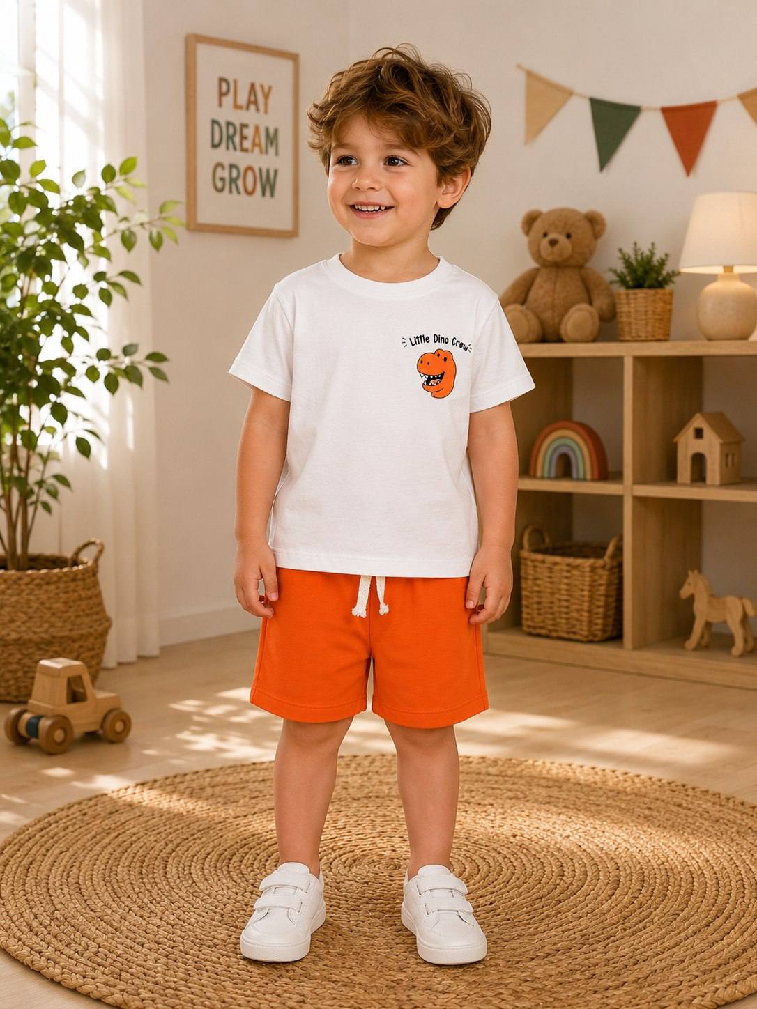Little dino ORANGE-Liliboom set