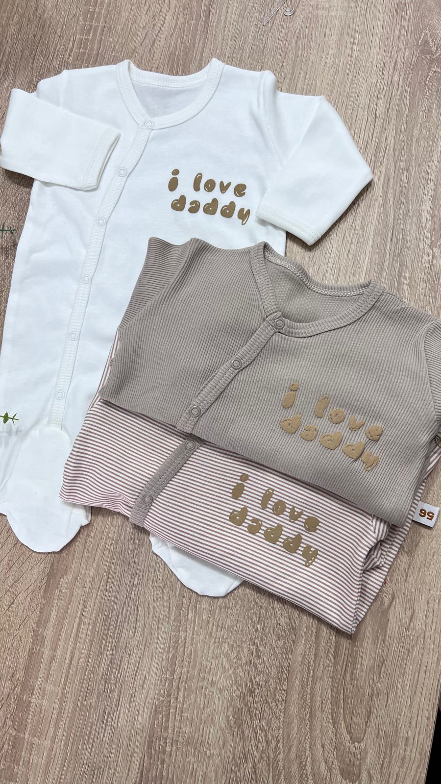 I love daddy - cotton overalls   - high quality