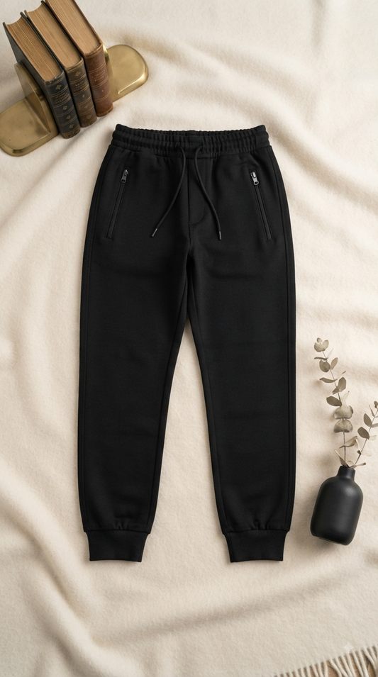 SweatPant Black Cotton ALG