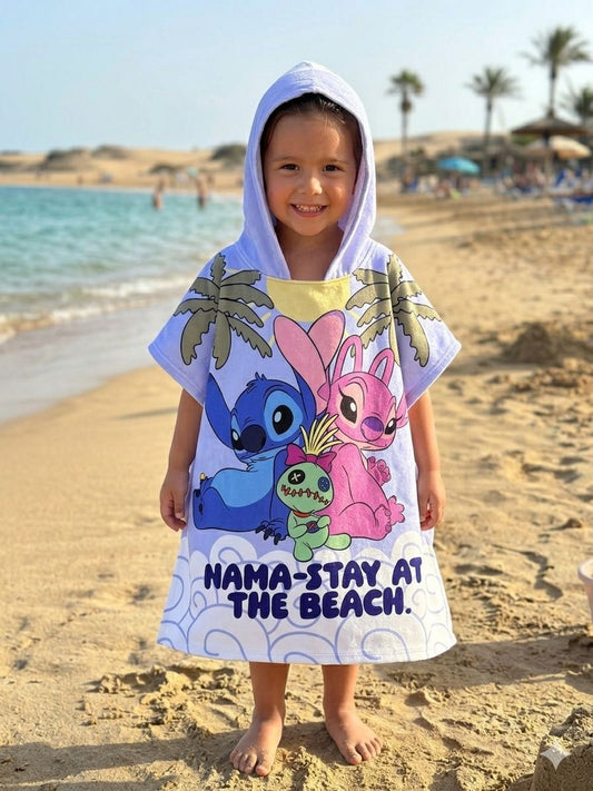 Stitch blue Puncho
