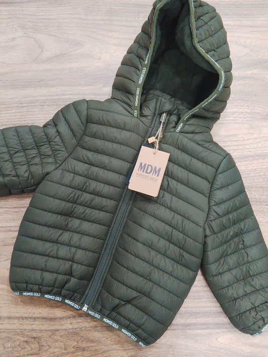 Anorak olive  - fleece inside