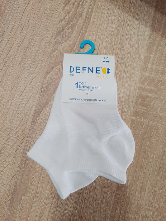 1 pair socks white defene- 001-23
