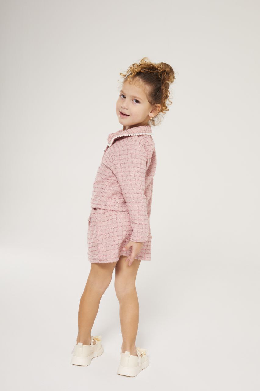 Tweed pink set - blazer & skirt