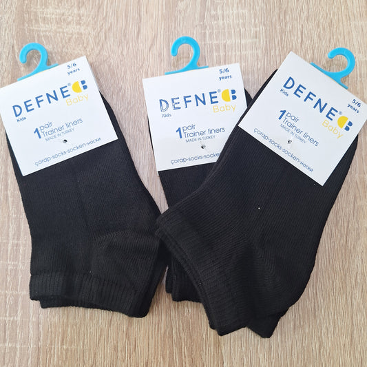 Black socks unisex