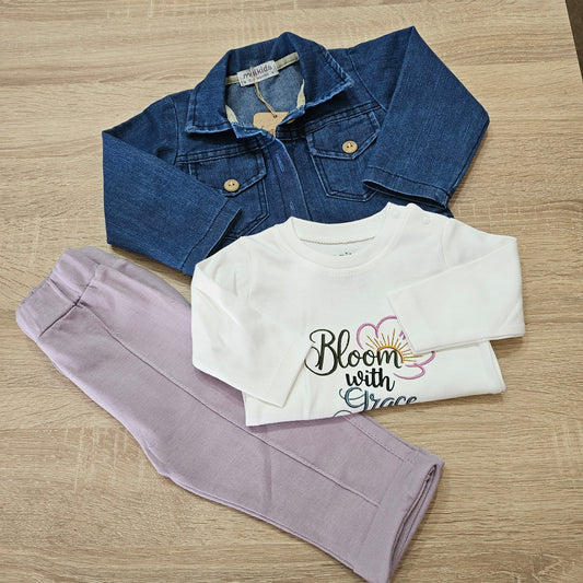 Bloom (9-12 months ) - 3 pieces set