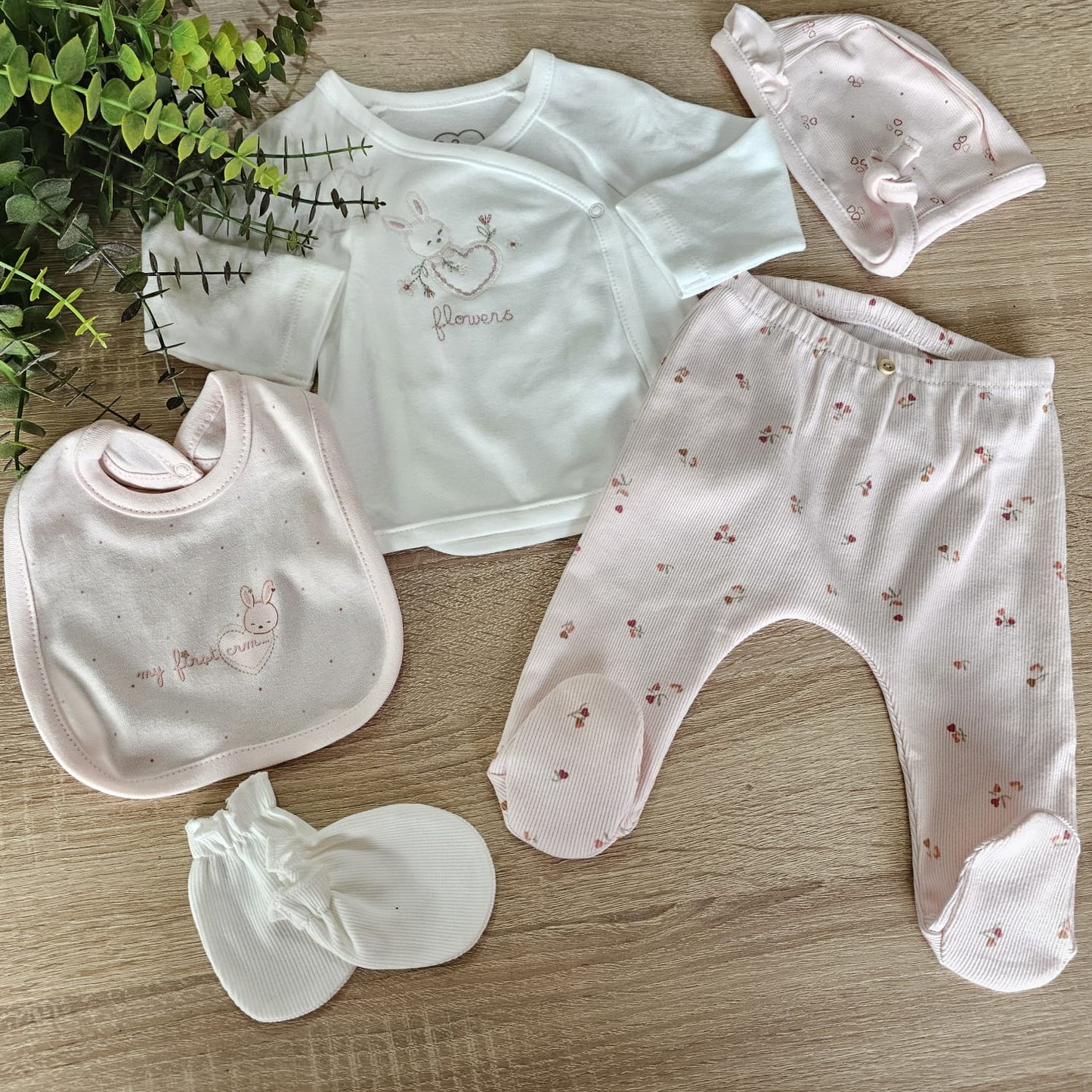Flowers- 5 pieces hospital set-caramell