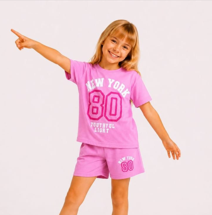 New york  80 pink set