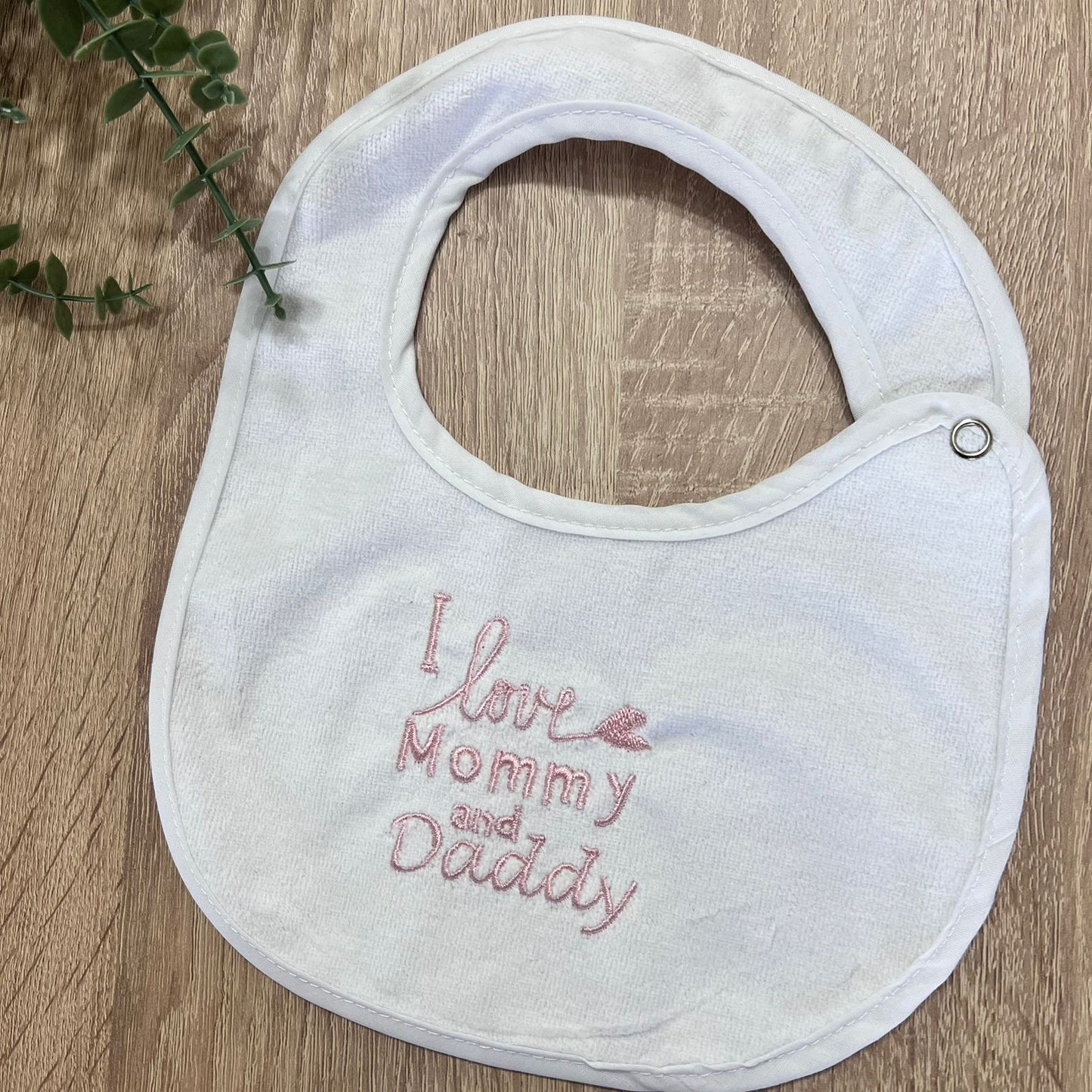 Bibs white printed