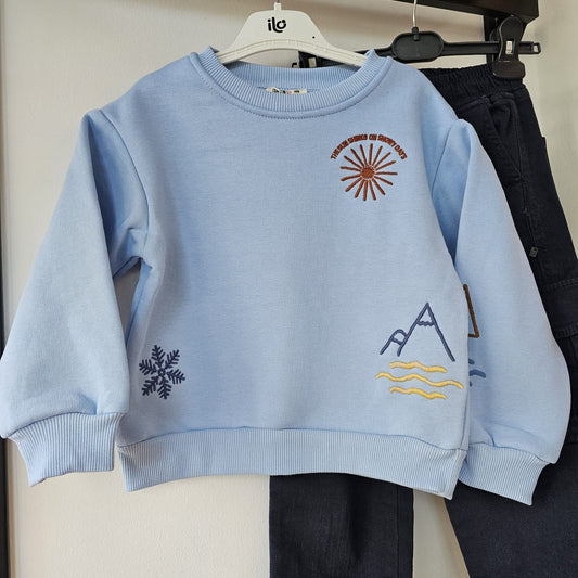 The sun sweatshirt - fleece