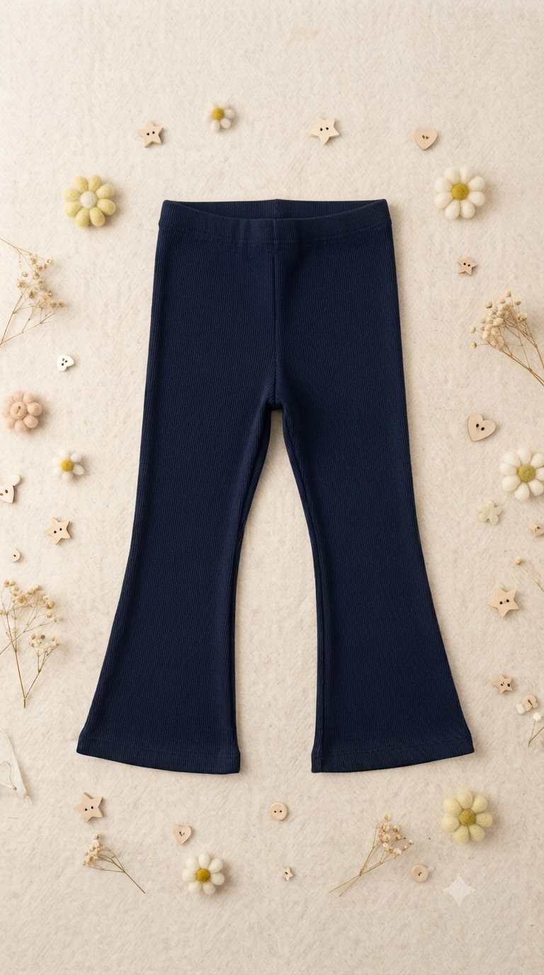 Zara Wide legging -Navy