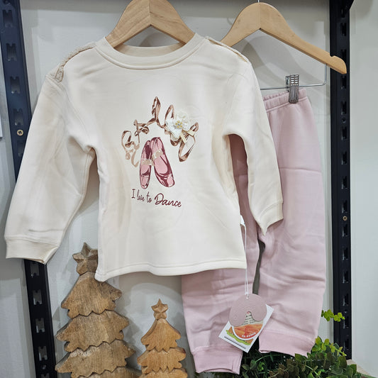 I love to dance pink - fleece inside