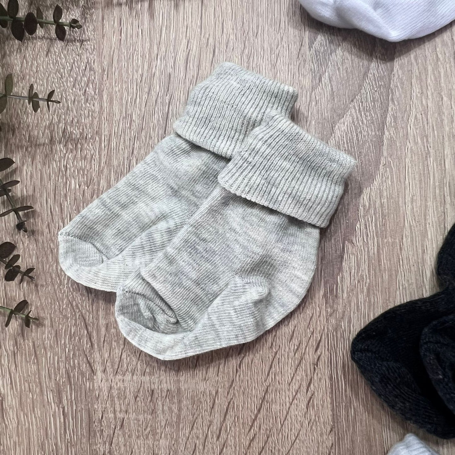 Defne grey 0-6 months - pack off 6 pairs