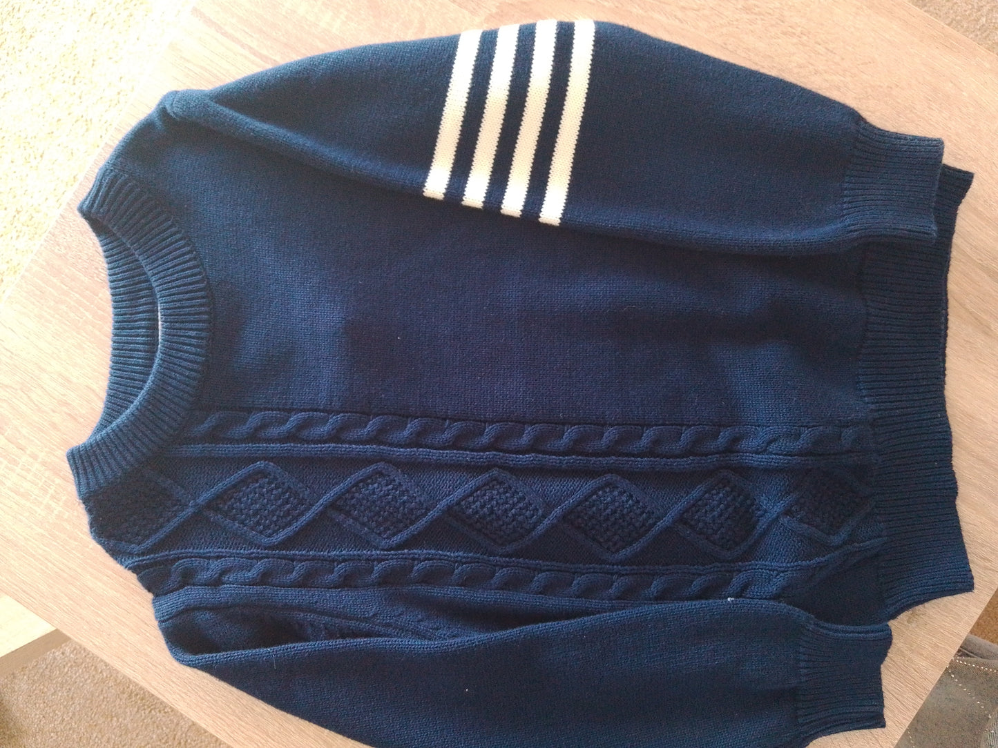 Navy sweater