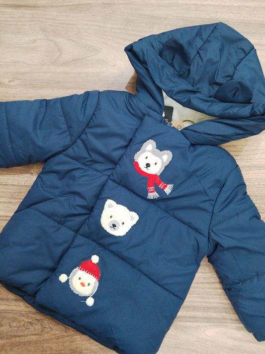 Anorak navy special -  fleece inside