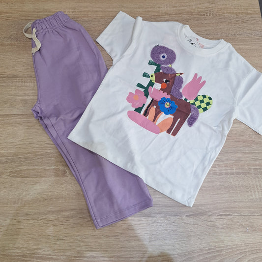 Meni horse color _ cotton set