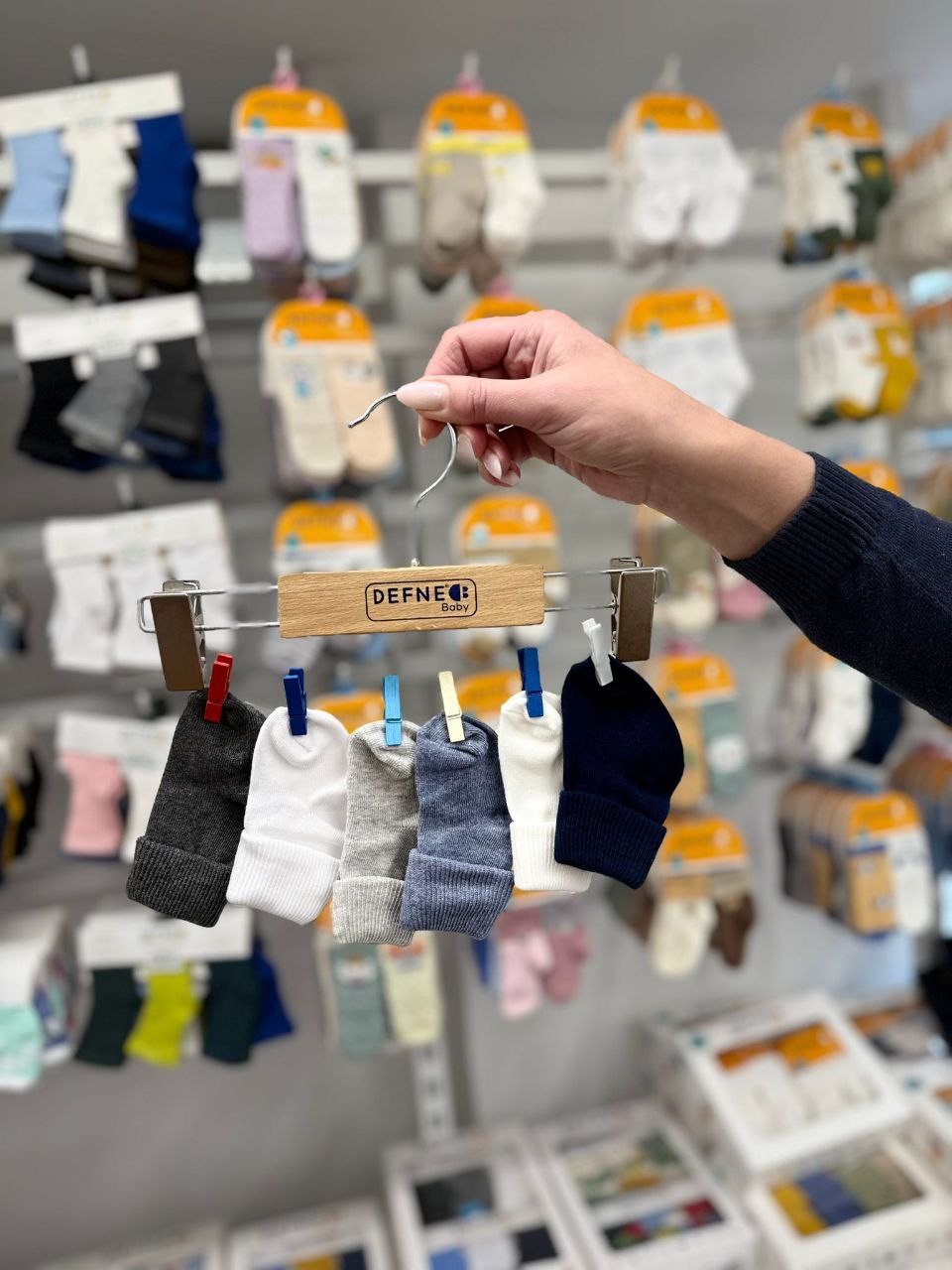 Socks blue 0-6 months ( pack of 6 pairs )