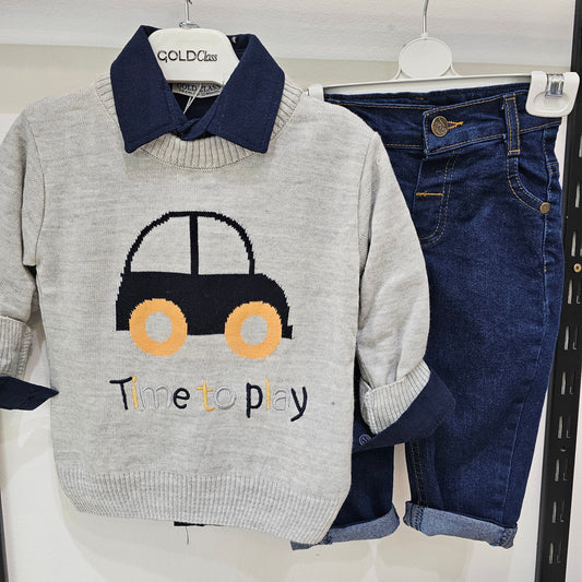 Time to play - grey set