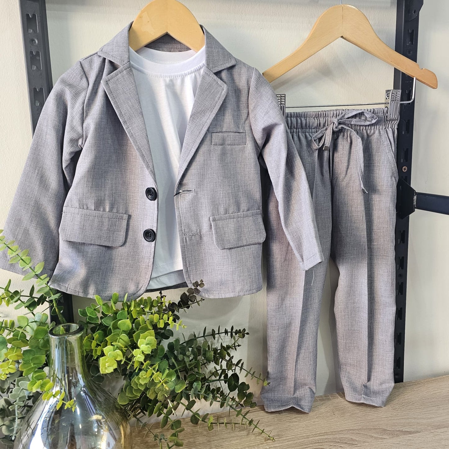Elfie Grey - Linen Suit