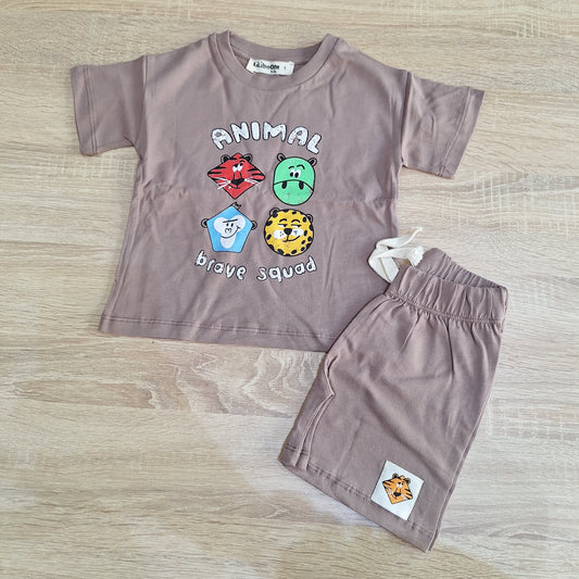 Brown animal set _ liliboom