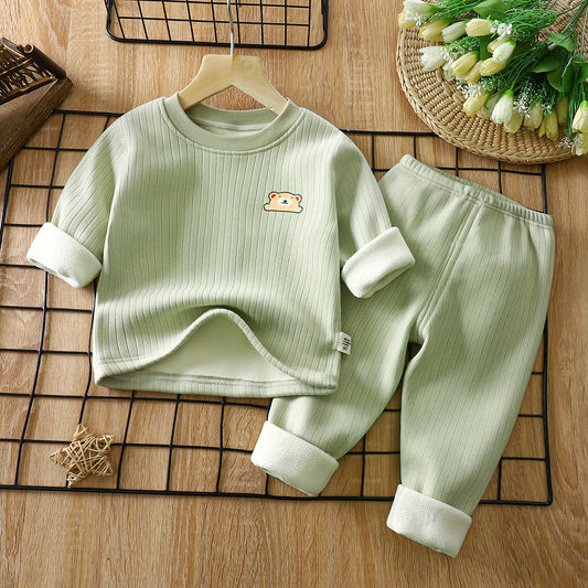 Pyjama polaire- pastel green