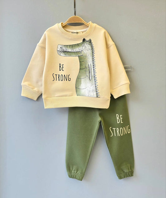 Be strong green   - cotton