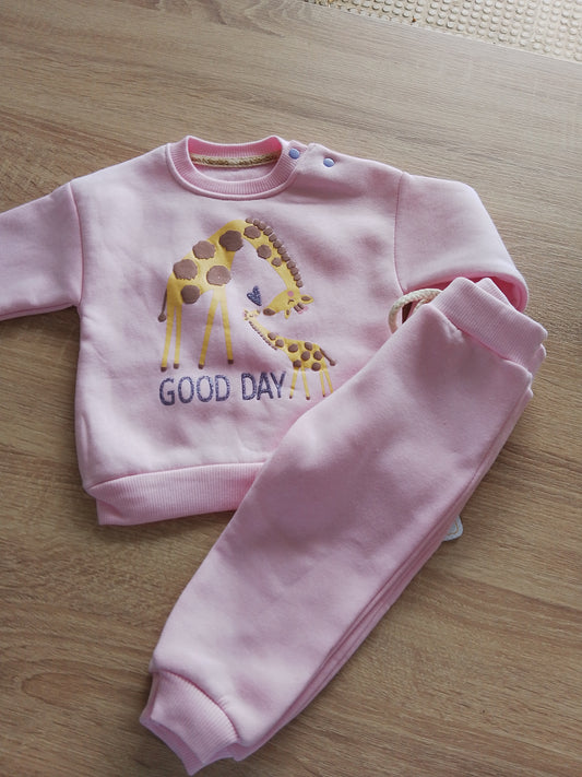 Good day pink- FLEECE SET