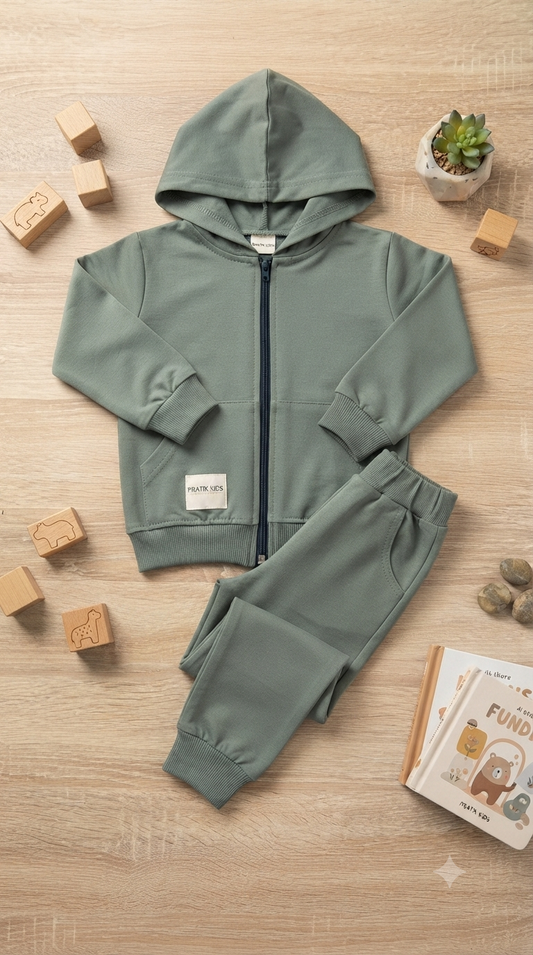 Cotton set green  pratik