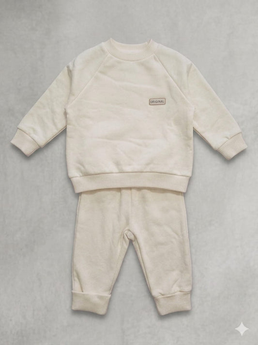 Original Ecru Fleece set - Caramell