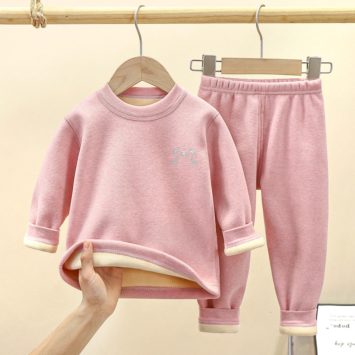 Pyjama polaire light pink