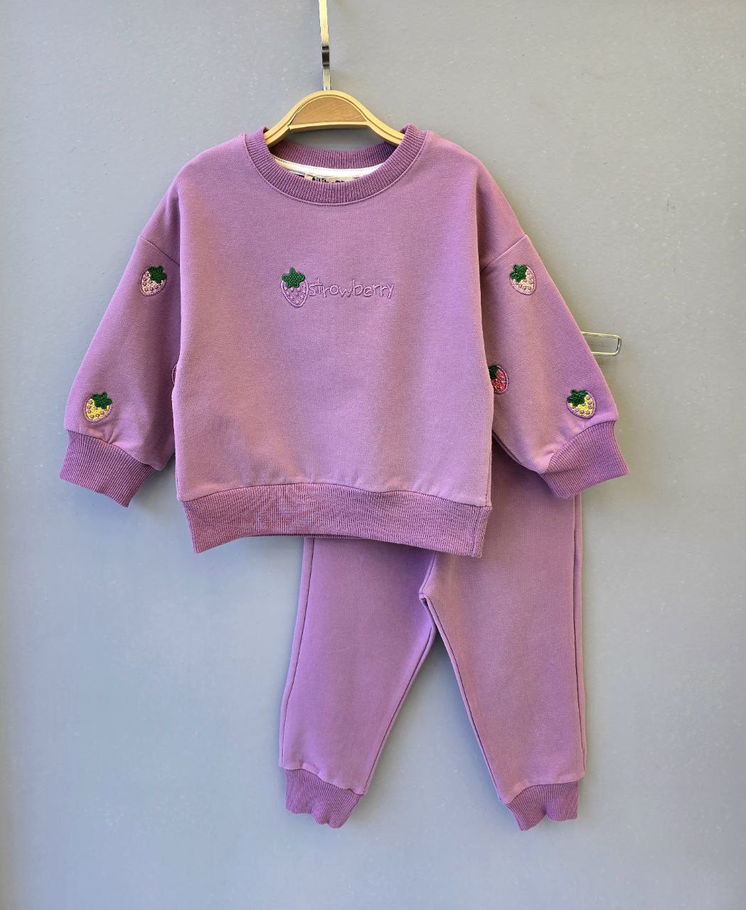 Strawberry lavender- cotton top & pant