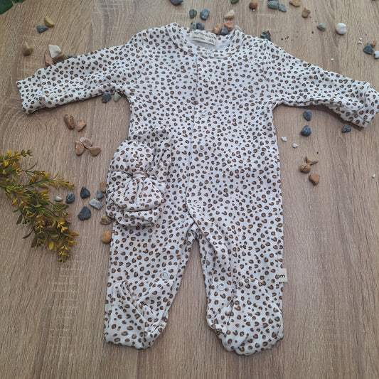 Overall cotton brown points