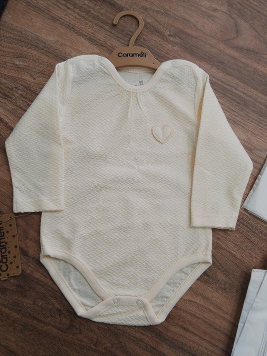 Heart cotton body  - Caramell