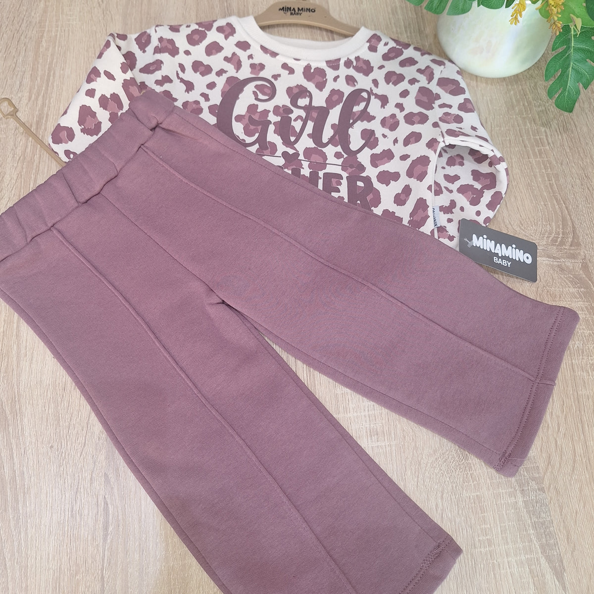 Girl power obergine fleece
