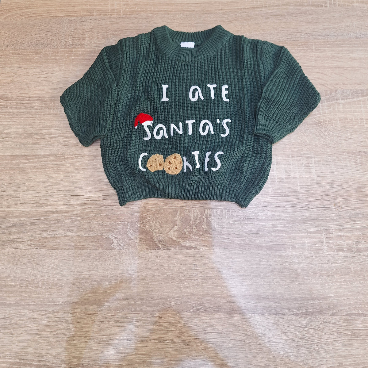 Wool top i ate jantas green