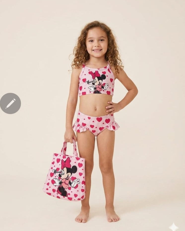 Minnie swimsuit- 3 pieces set