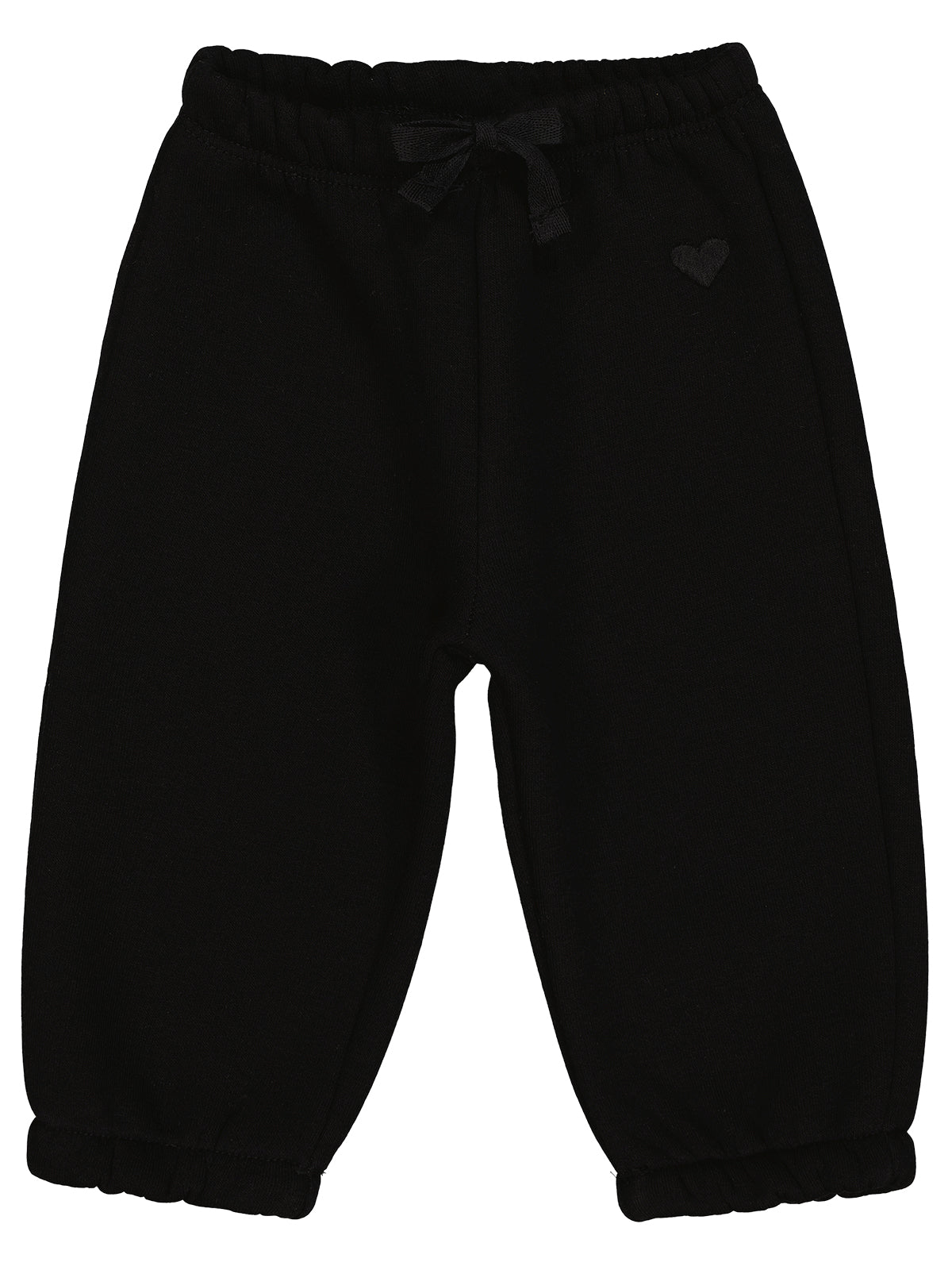 Sweatpant love black - fleece