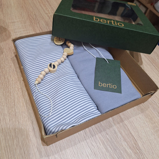 Blue - Pack of 2 cotton blanckets